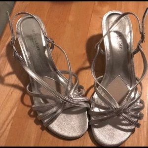 Silver sandals
